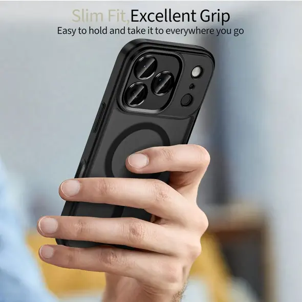 Etui Tech-Protect MagCam MagSafe do Apple iPhone 17 Pro Matte Black