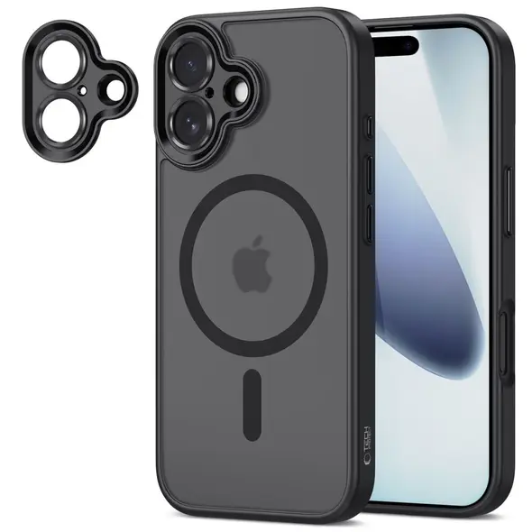 Etui Tech-Protect MagCam MagSafe do Apple iPhone 17 Matte Black