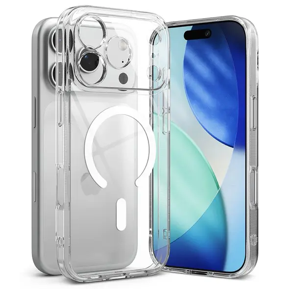 Etui Ringke Fusion Magnetic MagSafe do Apple iPhone 17 Pro Clear