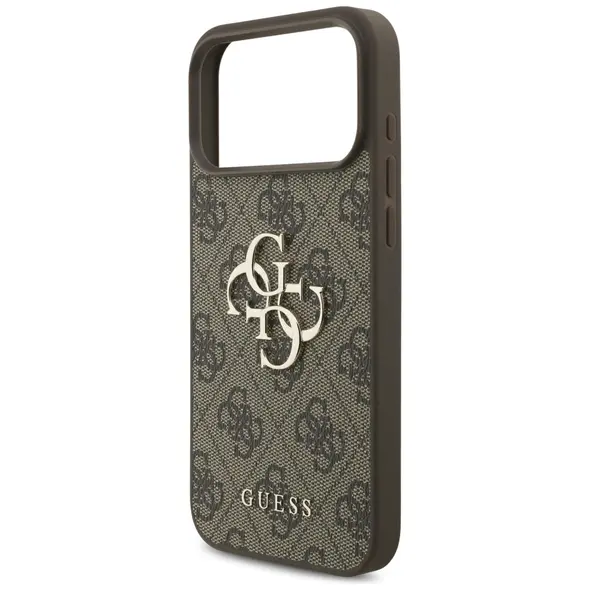 Etui Guess 4G Big Logo do Apple iPhone 17 Pro Max brązowy