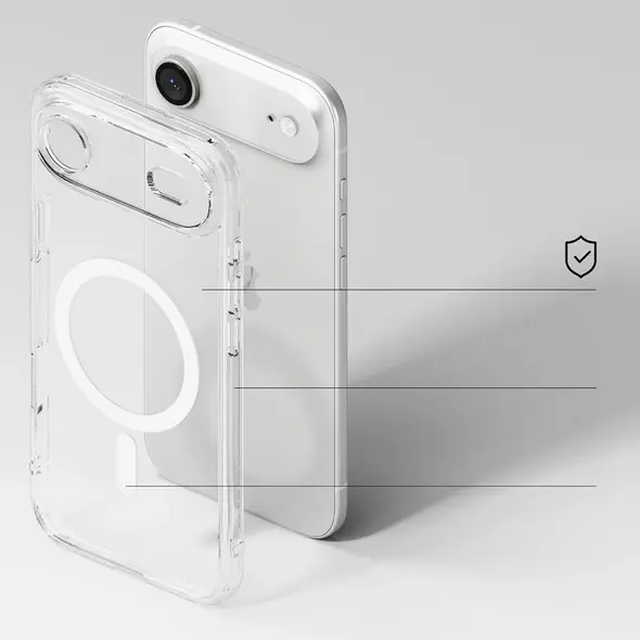 Etui Ringke Fusion Magnetic MagSafe do Apple iPhone 17 Air Clear