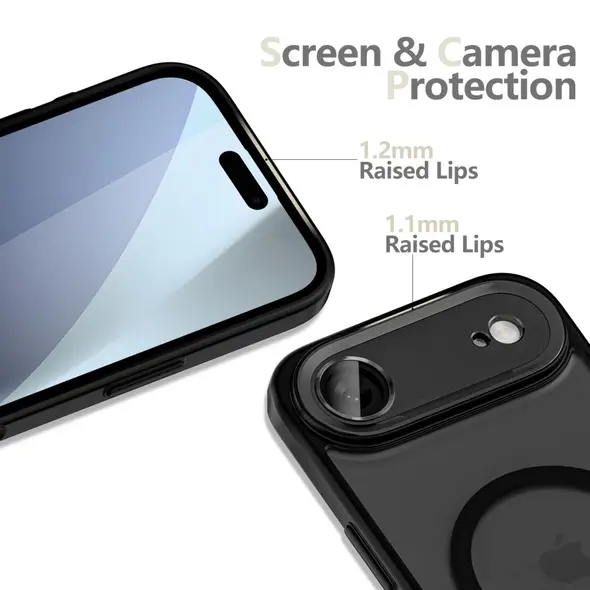 Etui Tech-Protect MagCam MagSafe do Apple iPhone 17 Air Matte Black