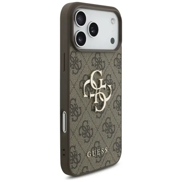 Etui Guess 4G Big Logo do Apple iPhone 17 Pro Max brązowy