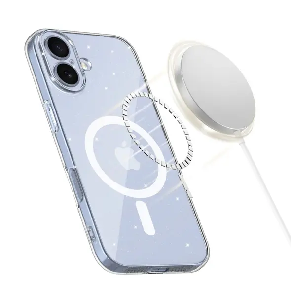 Etui Tech-Protect FlexAir MagSafe do Apple iPhone 17 Glitter