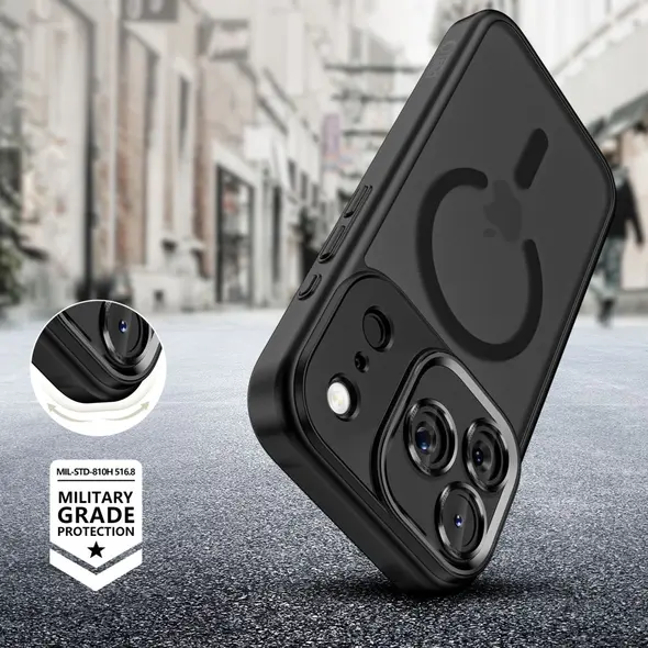 Etui Tech-Protect MagCam MagSafe do Apple iPhone 17 Pro Max Matte Black