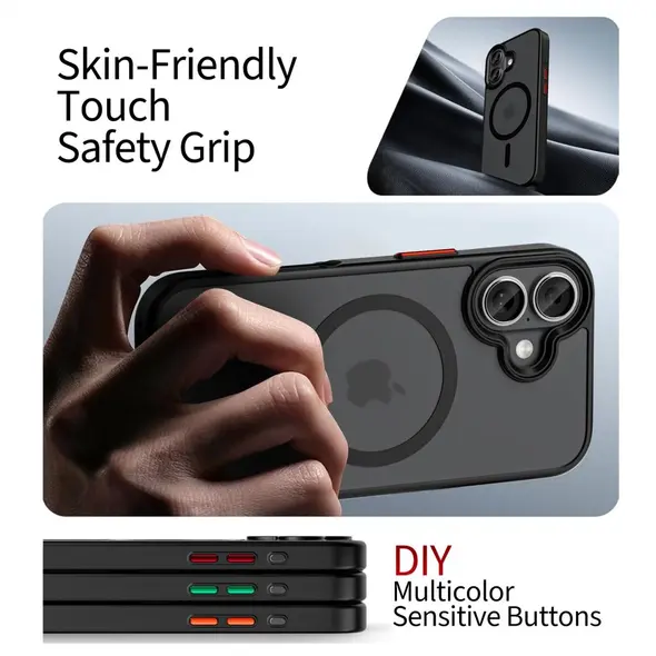Etui Tech-Protect MagMat Xt 4-set MagSafe do Apple iPhone 17 Matte Black