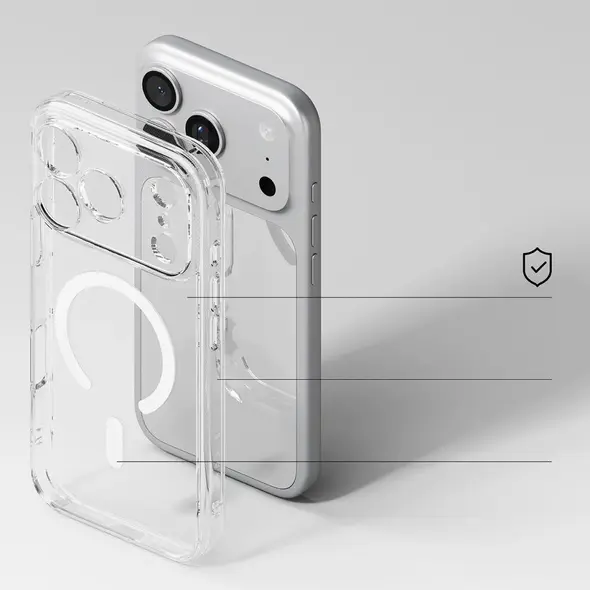Etui Ringke Fusion Magnetic MagSafe do Apple iPhone 17 Pro Max Clear