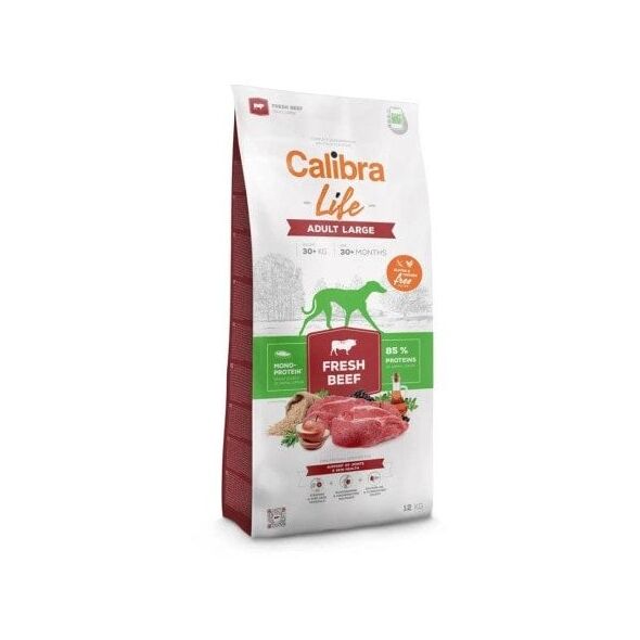 CALIBRA DOG life adult large fresh beef 12kg