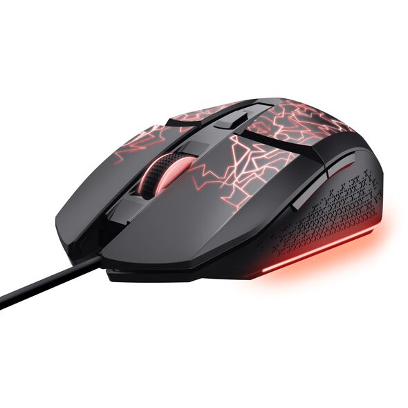 Trust GXT 113 Felox myszka Gaming Po prawej stronie USB Typu-A Optyczny 6400 DPI