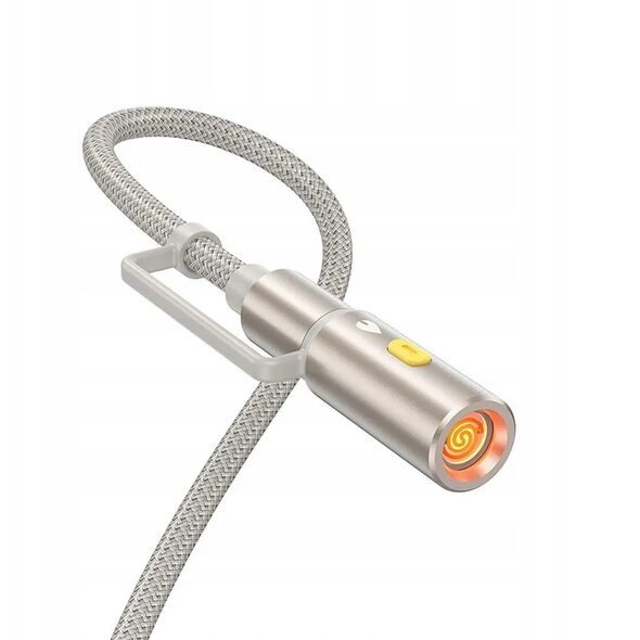 Kabel All-in-one USB A / USB C do USB C / Zapalniczka samochodowa Hoco 3A 60W 1,2 m U138 szary