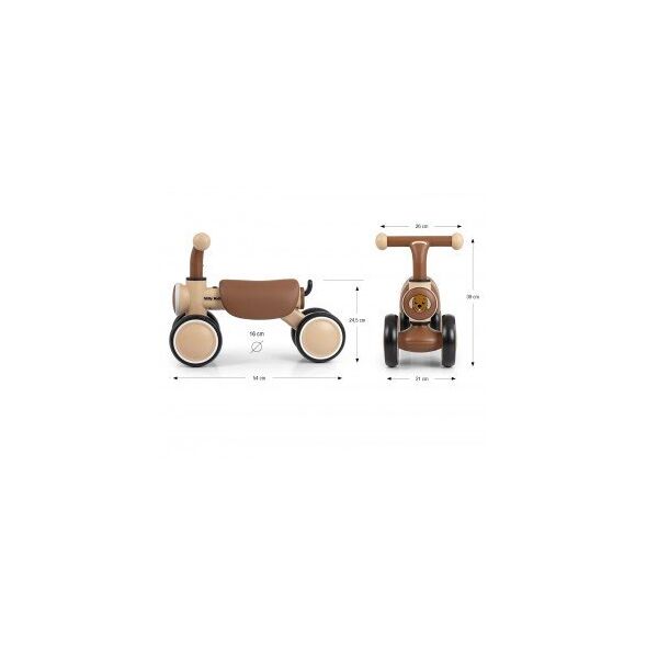 Milly Mally Pojazd York Beige