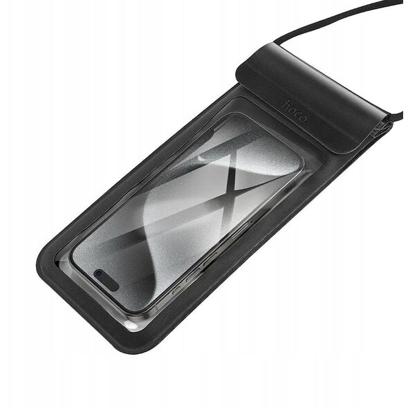 Wodoodporne etui na telefon Hoco IP68 240 x 120 x 15 mm HX53 czarne