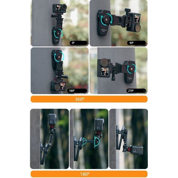 Klips Uchwyt Mocowanie Na Pasek Szelki Magnes Do Gopro Dji Xiaomi Sjcam / Mj950