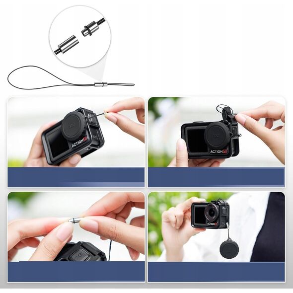 Dekielek Zaślepka Dekiel Osłona Na Obiektyw Do Dji Osmo Action 5 Pro / 4 / 3 / Doa5s