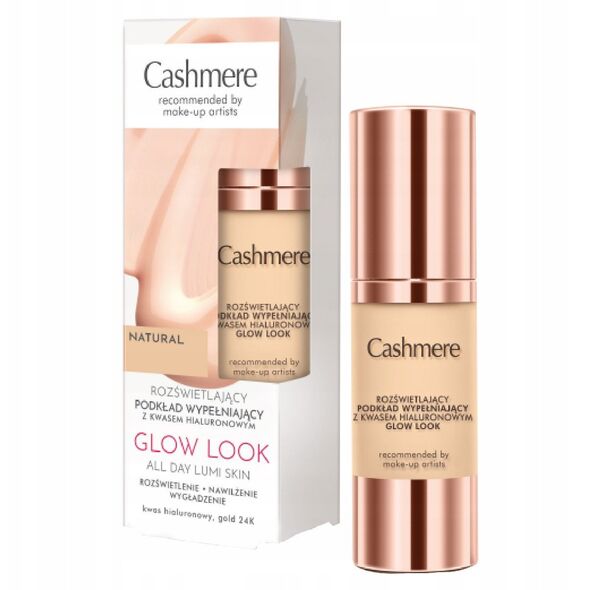 CASHMERE_Glow Look rozświetlający podkład do twarzy Natural 30ml