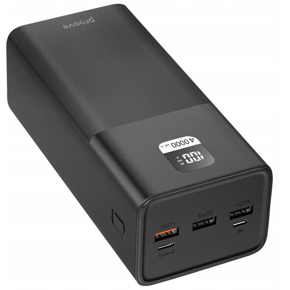 POWERBANK Podróżny Mocny 40000mAh 22.5W 3x USB USB-A 1x USB-C TYPE-C PROOVE / PBGI20312201 / Giant Lite