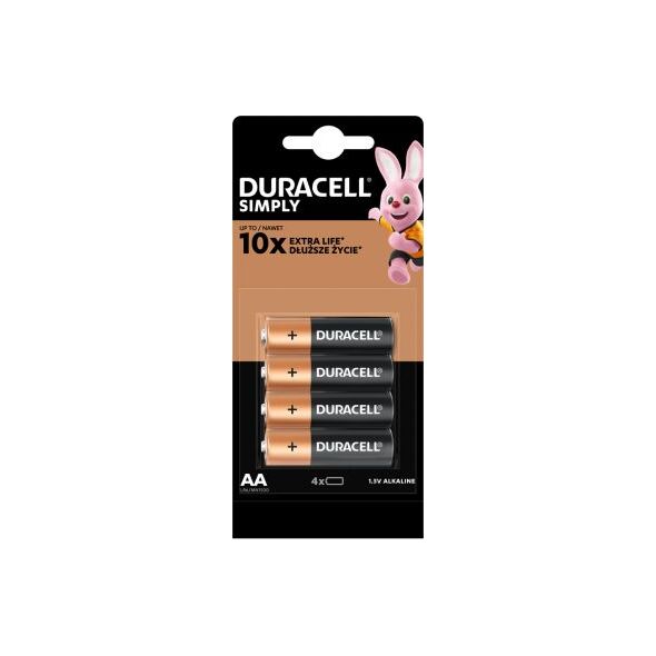 Duracell Bateria AA / R6 4 szt.