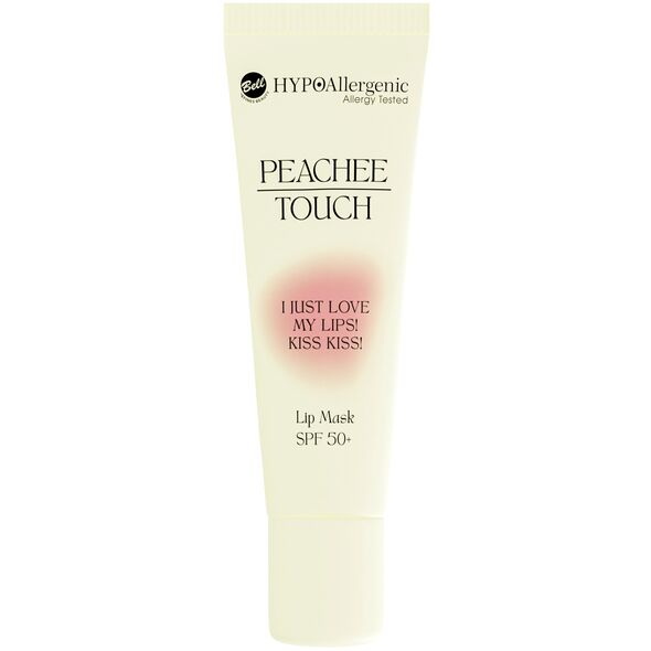BELL HYPOAllergenic Maska hypoalergiczna do ust z SPF 50+ Peachee Touch 10 g