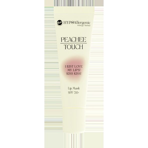 BELL HYPOAllergenic Maska hypoalergiczna do ust z SPF 50+ Peachee Touch 10 g