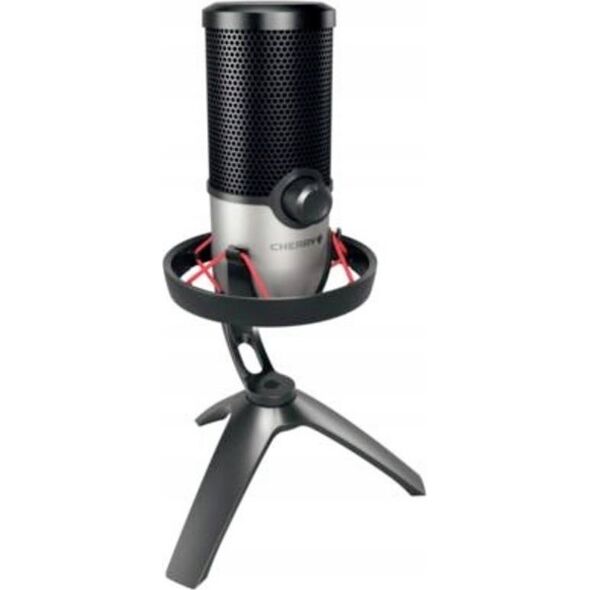 Mikrofon Cherry CHERRY UM 6.0 Advanced, microphone (black/silver, USB-C, jack)
