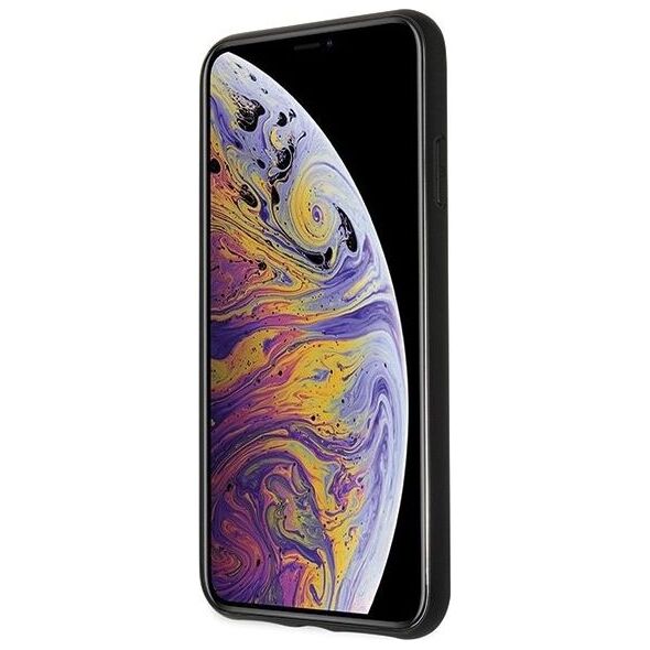 Guess Guess GUHCI65TGGGBK iPhone Xs Max czarny/black hard case Classic Double Layer Glitter uniwersalny