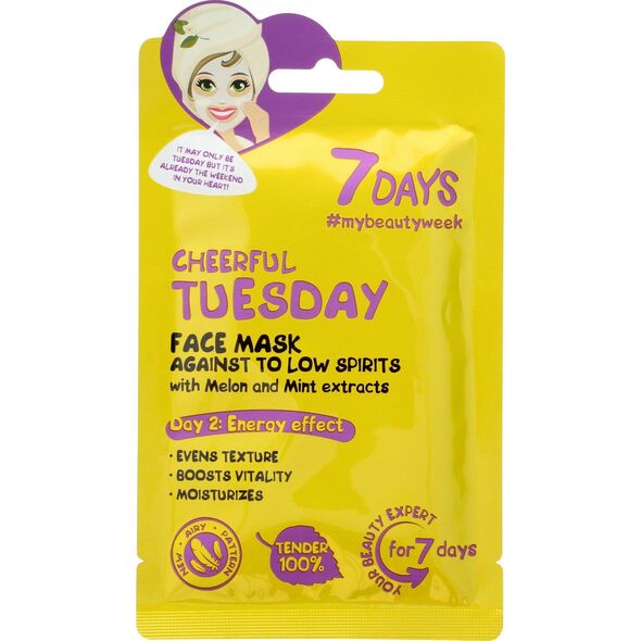 Vilenta VILENTA 7 Days Maska na twarz energizująca Cheerful Tuesday 28g