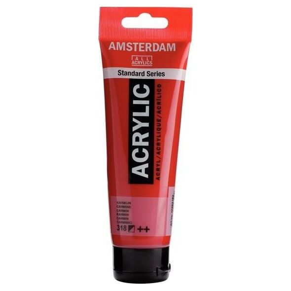 Artequipment Farba akrylowa TALENS AMSTERDAM 120ml 318 - CARMINE uniw