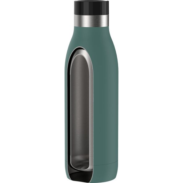Emsa Emsa Bludrop Color insulated drinking bottle 0.7 liters, thermos bottle (petrol, stainless steel)