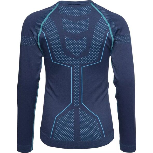 Dziecięca bluzka termoaktywna Huari TERM BLOUSE KIDS peacoat/alhambra rozmiar 110/116