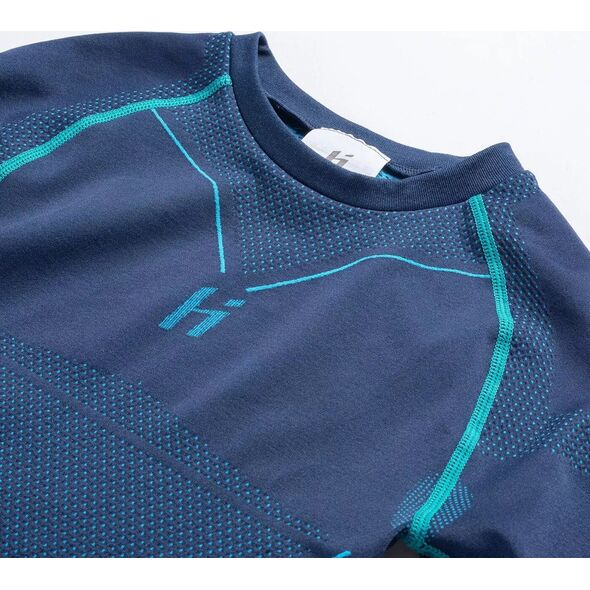 Dziecięca bluzka termoaktywna Huari TERM BLOUSE KIDS peacoat/alhambra rozmiar 110/116