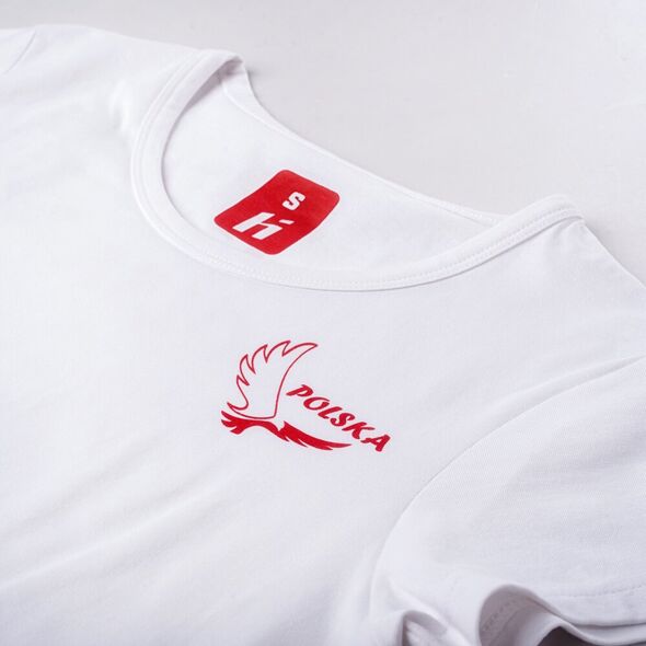 Damska koszulka z krótkim rękawem Huari Poland Fan Lds rozmiar XL