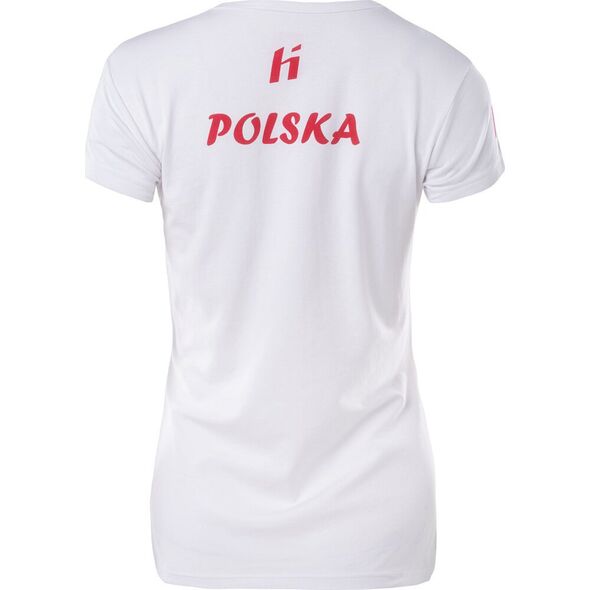 Damska koszulka z krótkim rękawem Huari Poland Fan Lds rozmiar M