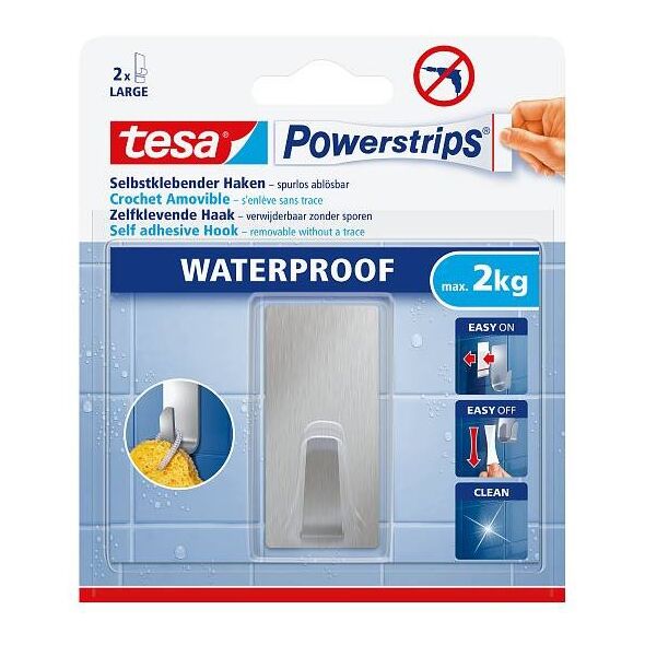 TESA 59779-00000-00 κρεμάστρα Εσωτερικός Καθολικός γάντζος Ανοξείδωτο ατσάλι 1 τεμ.