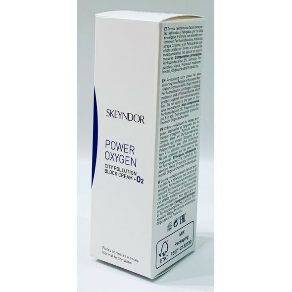 Skeyndor Power Oxygen City Pollution Block Gel-Cream + O2