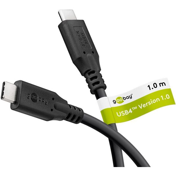 Kabel USB-C™, USB4™, 240 W, 20 Gbit/s, Power Delivery, m