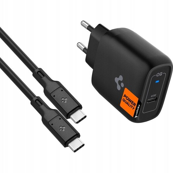Spigen ArcStation Pro 45W Wall Charger, black - GaN / 1-Port