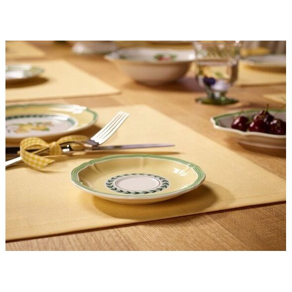 „Villeroy & Boch“ kavos/arbatos lėkštė 15 cm prancūziškas „Garden Fleurence“