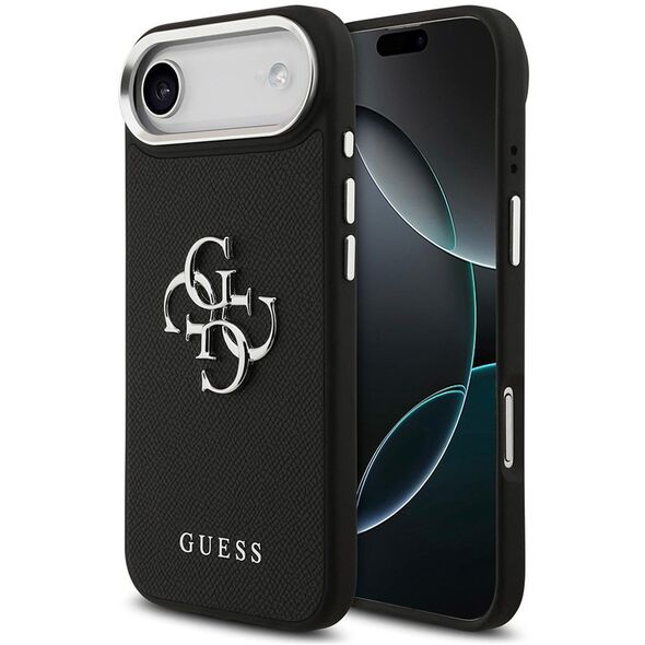 Case Guess Grained Big 4G Classic Logo for iPhone 17 Air black