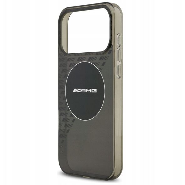 Etui AMG Double Layer Transparent Smocked MagSafe do iPhone 17 Pro Max czarny