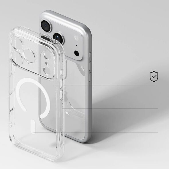 Etui Ringke Fusion Magnetic MagSafe do Apple iPhone 17 Pro Max Clear