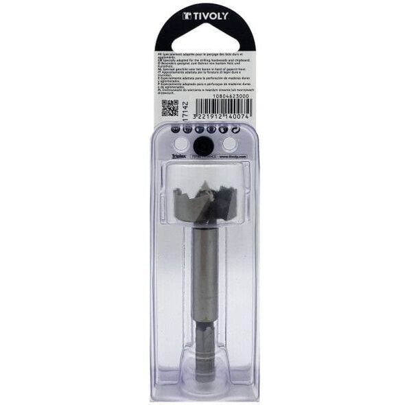 Tivoly Forstner MultiCutter wood drill bit Ø30mm, tri-flat shank
