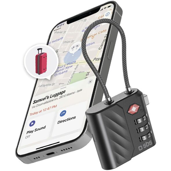 SBS luggage lock FindMy Lock