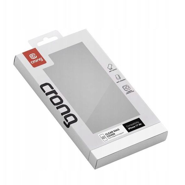 Crong Clear MAG Cover - Etui MagSafe iPhone 17 Air (przezroczysty)