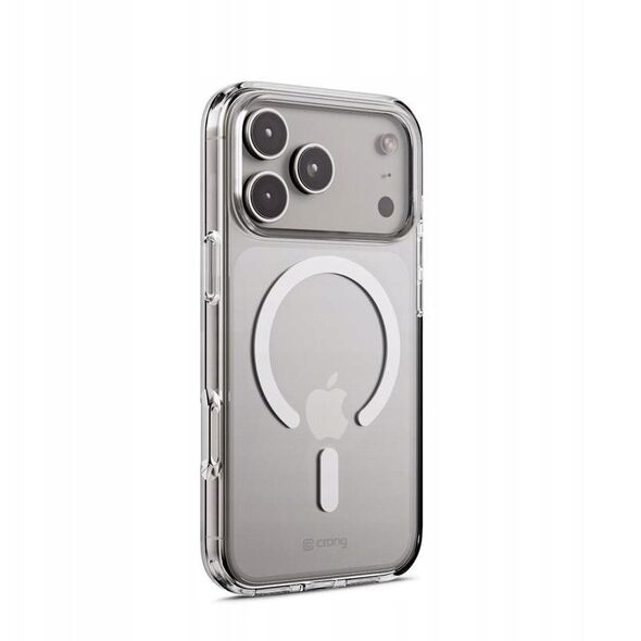 Crong Clear MAG Cover - Etui MagSafe iPhone 17 Pro (przezroczysty)
