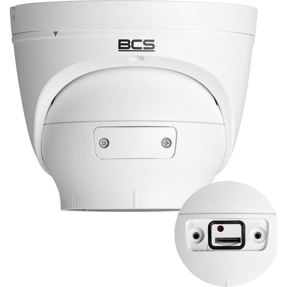 Kamera IP BCS Kamera kopułowa IP 8Mpx BCS-P-EIP58VSR4-Ai2, SkyLight, IR 40m, mikrofon