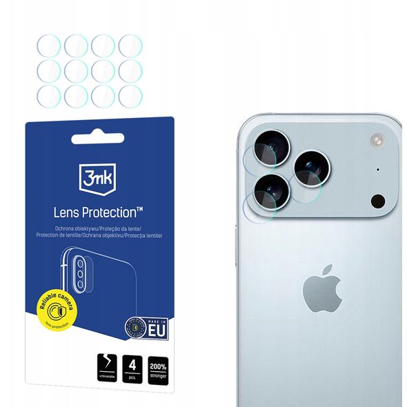 Ochrona na obiektyw aparatu 3MK Lens Protect do Apple iPhone 17 Pro Max