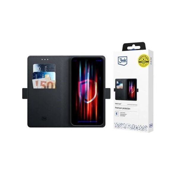 Etui 3MK Wallet Case do Samsung Galaxy   S25 FE czarny