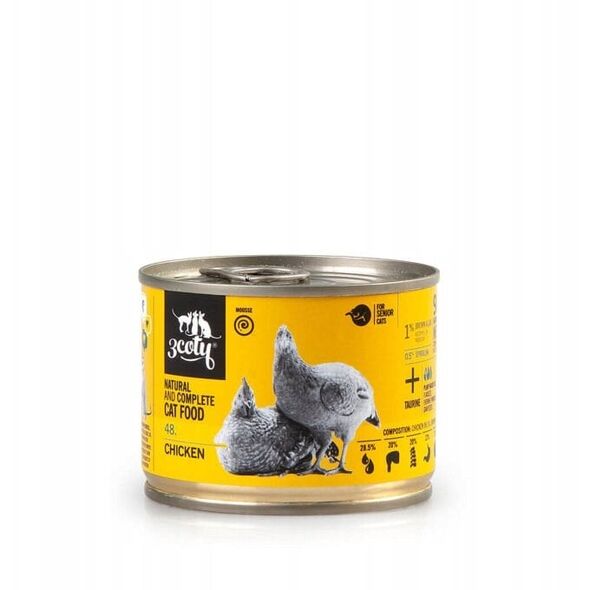 3Coty CHICKEN with Spirulina for Senior Cats 180g