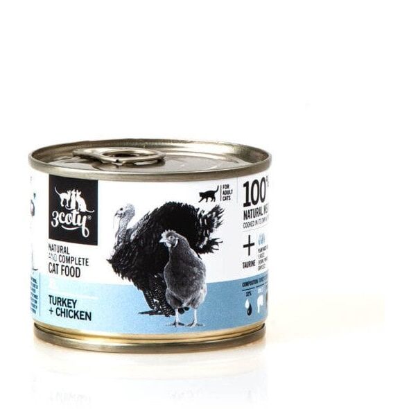 3coty Karma 3coty Turkey + Chicken Complete Cat Wet Food 180T21TC (0,18 kg )