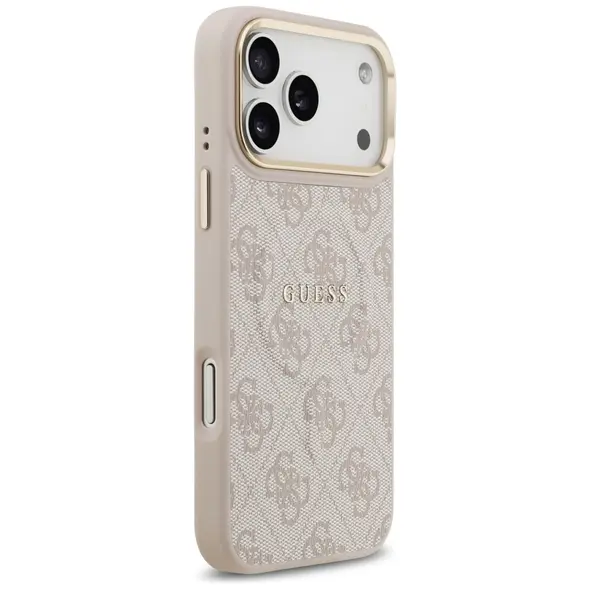 Case Guess 4G PU Classic Logo MagSafe for iPhone 17 Pro Max pink